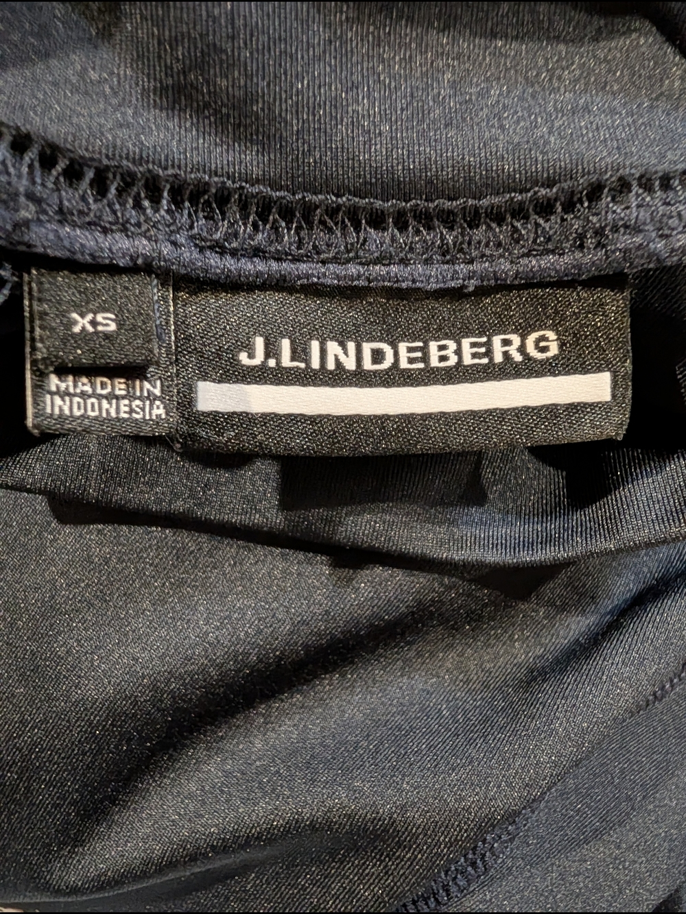 J. Lindeberg Thermal Long Sleeve Top - Navy - Picture 6 of 6